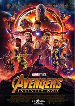 affiche de film Avengers : Infinity
                    War