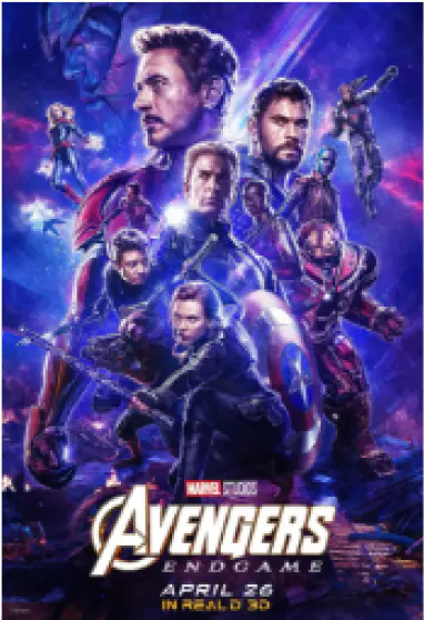 affiche de film Avengers : Endgame